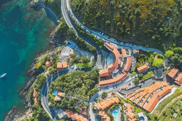 emeis clinique centre reeduction fonctionnelle air mer soleil vue aerienne