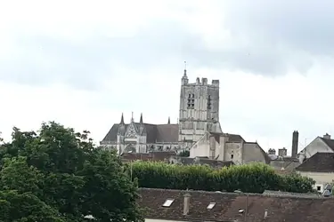 la residence le saule auxerre vue cathedrale